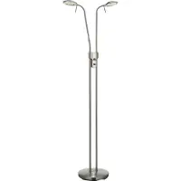 Markslöjd Hudson Golvlampa Stål Dubbel