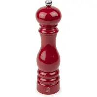 Peugeot Paris u''Select, Saltkvarn, Röd, Trä, Rostfritt stål, 220 mm, Frankrike