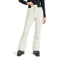 Roxy - Skidbyxor dam - Rising High Pant Whisper White för Unisex - Storlek L - Vit