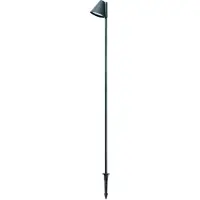 MEGATRON Gartia skärm utomhuslampa markspett Schirm, Svart, Aluminium / grå / zink