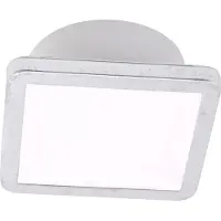 LIGHTME Taklampa Aqua Uno, Förkromad / silver, Badrum, Aluminium / grå / zink, Modern, Taklampa