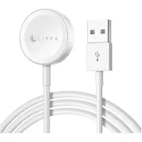 Lippa Apple Watch laddningskabel - 1m, 5W - Vit