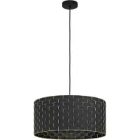 Eglo MARASALES pendellampa E27 Ø550 svart/BM