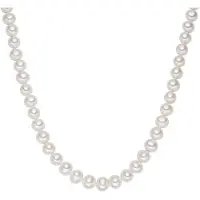 Lulu & Jane Halsband silver / vit