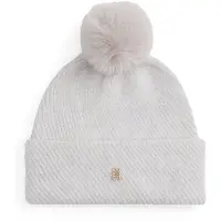 Tommy Hilfiger Chic Metallic Pom Pom Beanie