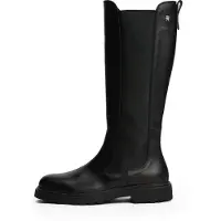 Tommy Hilfiger Leather Cleat Knee High Chelsea Boots