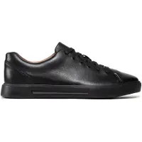 Clarks Shoes för män. 26144904 Läderskor Un Costa svart (47), Hud, Karta, Nyckelband, Casual