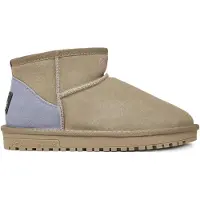 Pepe Jeans för kvinnor/flickor. PGS500007 Diss Half taupe läderstövlar (37), Hud, Karta, Ingen, Casual, barnmode