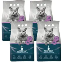 Aristocats Bentonite Plus bentonitkattströ lavendel 15 l (3 x 5 l)