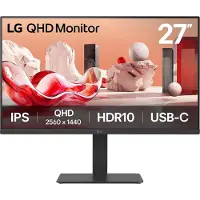 LG 27BA65QB-B LED-skärm EEK E (A - G) 68.6 cm (27 tum) 16:9 5 ms HDMI IPS LED