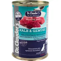 Dr. Clauder's kalvkött med grönsaker våtfoder hund
