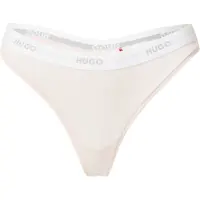 HUGO Stretch-cotton thong with logo waistband
