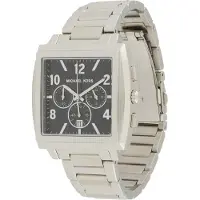 Michael Kors Analog klocka 'RHYS' svart / silver