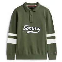 Tommy Hilfiger Varsity Appliqué Long Sleeve Polo Shirt