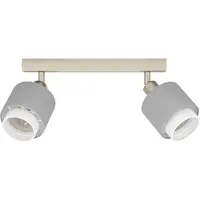 Eglo BELLIZZI SPOTLIGHT SKENA L310 2XE14 BS/GRÅ/VIT