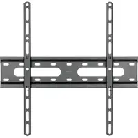 Deltaco - Monteringssats (väggfäste) - för böjd/platt panel - fixed, 45kg - stål - svart - skärmstorlek: 32-70
