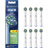 Oral-B Pro Cross Action Brush tips Hvid, 8 stk.
