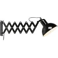 Markslöjd Vägglampa , Riggs, Svart, Vardagsrum, Metall