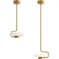 Kdln Design pendellampa TRATTO, dimbar, Mässing / guld, Vardagsrum / matsal, Metall, Design, Pendellampa