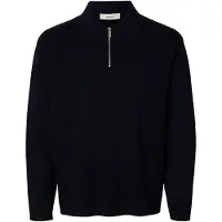 Selected Teller Relaxed Fit Halv Dragkedja Tröja