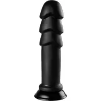 BUTTR Majors League MadBull Muzzl Dildo 28,9 cm - Svart - Svart