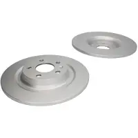 Delphi Bromsskivor BG4966C bak, full, höggradigt förkolnad, 2 Stycke