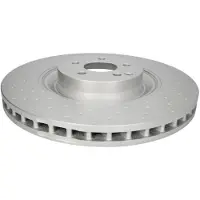 Delphi Bromsskiva BG9207C fram, ventilerad, höggradigt förkolnad, 1 Stycke