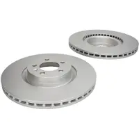 Delphi Bromsskivor BG5064C fram, ventilerad, höggradigt förkolnad, 2 Stycke
