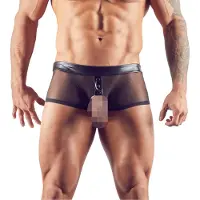 Svenjoyment Underwear Showmaster byxor med penisring - Svart - 2XL - Svart