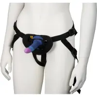 ROMP Piccolo Pegging Kit Strap-On Dildo Kit 14,5 cm - Svart - Svart