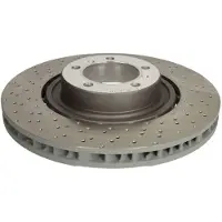 SHW Bromsskiva PFL49015 fram, ventilerad, höggradigt förkolnad, 1 Stycke