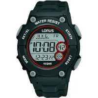 Lorus Watches Sports Digital 42 Mm Watch Silver
