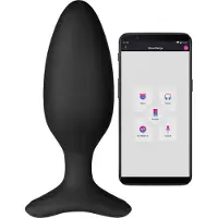 Lovense Hush 2 M - App-styrd analvibrator (45 mm, svart)