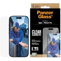PanzerGlass iPhone 17 Pro Max Classic Fit EasyAligner skärmskydd av härdat glas - 9H