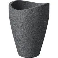 Scheurich planteringskruka 4033083542675 – utomhus krukväxt, fristående plast, svart