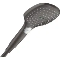 Hansgrohe HG Raind. Select E 120 3jet HB - Borstad svart krom