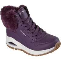 SKECHERS för kvinnor. 167274 Ankelstövlar Uno Rugged Fall Air lila (41), 3 till 5 cm, Nyckelband, Casual