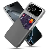 Mtp Products iPhone 17 Pro KSQ Skal med Korthållare - Grå