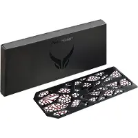 PowerColor SBP-790002, Bakre platta, Gjuten aluminium, Plast, Red Devil RX 7900, 322,4 mm, 119,2 mm, 13,5 mm