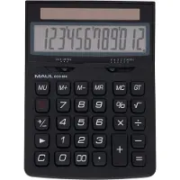 MAUL ECO 850 Miniräknare Svart Display (ställen): 12 solcell (B x H x D) 126 x 174 x 35 mm