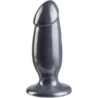 American Bombshell Fat Man Analplugg 19 cm - Grå - Grå