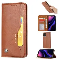 Mtp Products Card Set Serie iPhone 11 Plånboksfodral - Brun