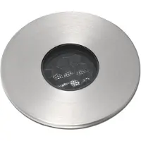 Faro LED-inbyggnadsspot, nickel, Ø 3,5 cm, aluminium/stål Grund, Aluminium / grå / zink, Aluminium / grå / zink, LED-markspotlight