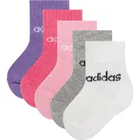 Adidas Strumpor - 5-pack - Lin Ank - Trupnk/Pnkfus/V - - 22/24 - Strumpor