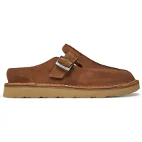 Clarks för män. 26180881 Solsbury träskor i ljusbrunt läder (41), Karta, Före, Ingen, Casual