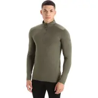 Icebreaker Men's 200 Oasis Long Sleeve Half Zip Loden