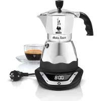 Bialetti Moka Timer - Elektrisk kaffebryggare - 6 koppar