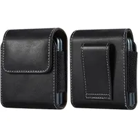 Mtp Products Samsung Galaxy Z Flip3 5G/Motorola Razr 5G Business Style Vertikal Bältesväska - Svart