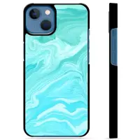 Mtp Products iPhone 13 Skyddsskal - Blå Marmor