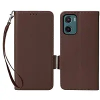 Mtp Products Motorola Moto G05/E15 Plånboksfodral med Magnetstängning - Brun